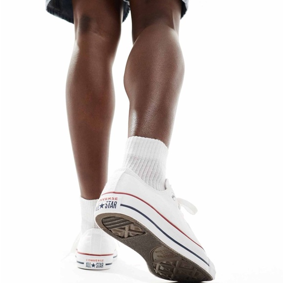 Converse All‎ Star Chuck Taylor Sneakers White Low Top Women's 9 Men's 7 NWOB - Picture 11 of 11